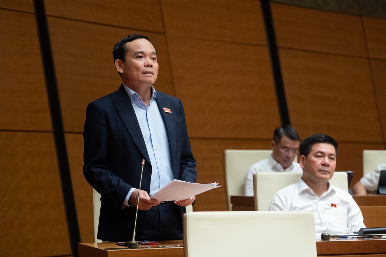 Phó Thủ tướng Chính phủ Trần Lưu Quang phát biểu Phó Thủ tướng Chính phủ Trần Lưu Quang phát biểu