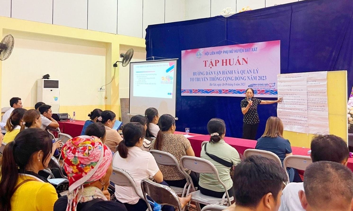 Trong 9 tháng đầu năm 2023, Hội Phụ nữ huyện Bát Xát đã tổ chức 10 lớp tập huấn thuộc Dự án 8 CT MTQG 1719 Trong 9 tháng đầu năm 2023, Hội Phụ nữ huyện Bát Xát đã tổ chức 10 lớp tập huấn thuộc Dự án 8 CT MTQG 1719