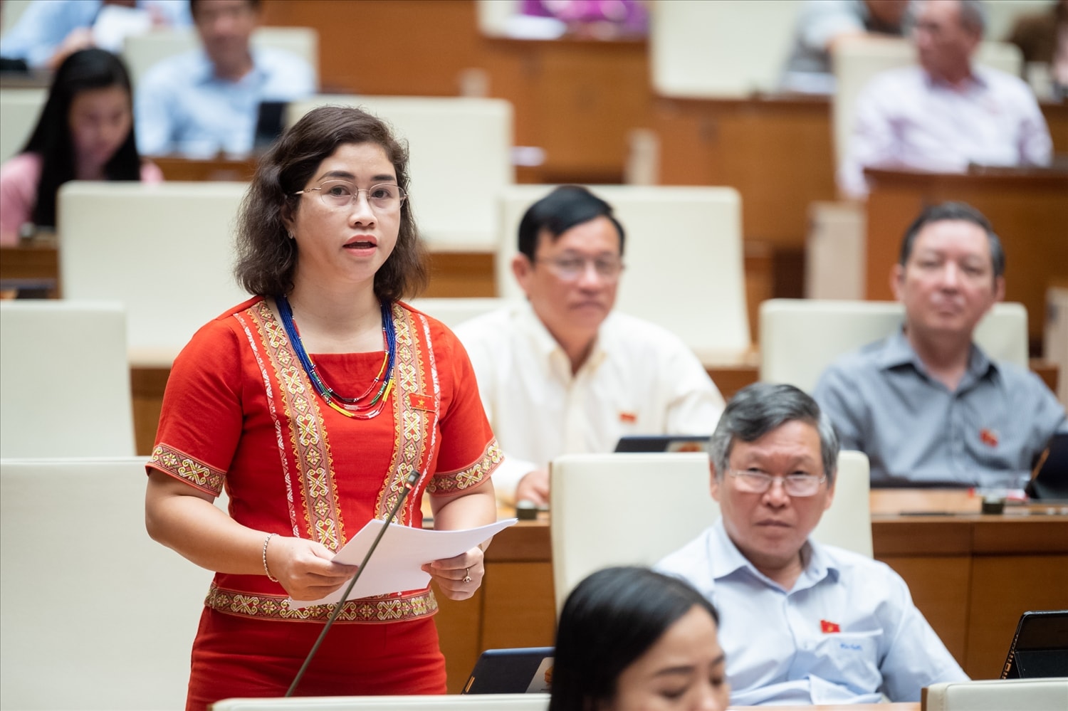 Đại biểu Phạm Thị Kiều (Đoàn ĐBQH tỉnh Đắk Nông)