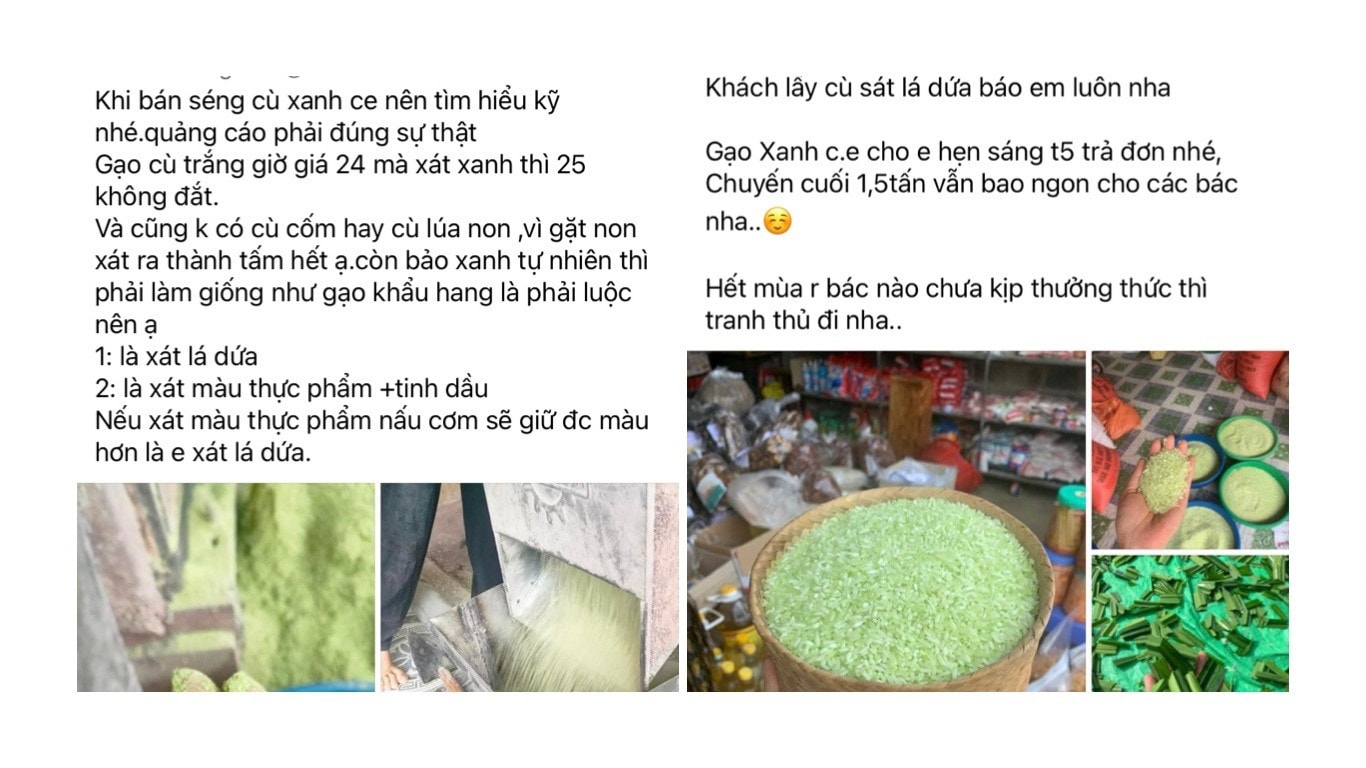 Hãy là người tiêu dùng thông thái: Thực hư về gạo Séng cù xanh gây sốt trên thị trường 3