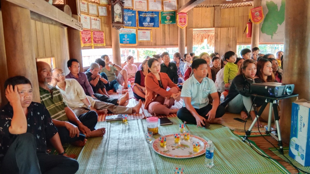 Các buổi tuyên truyền pháp luật được đại đa số người dân hưởng ứng.
