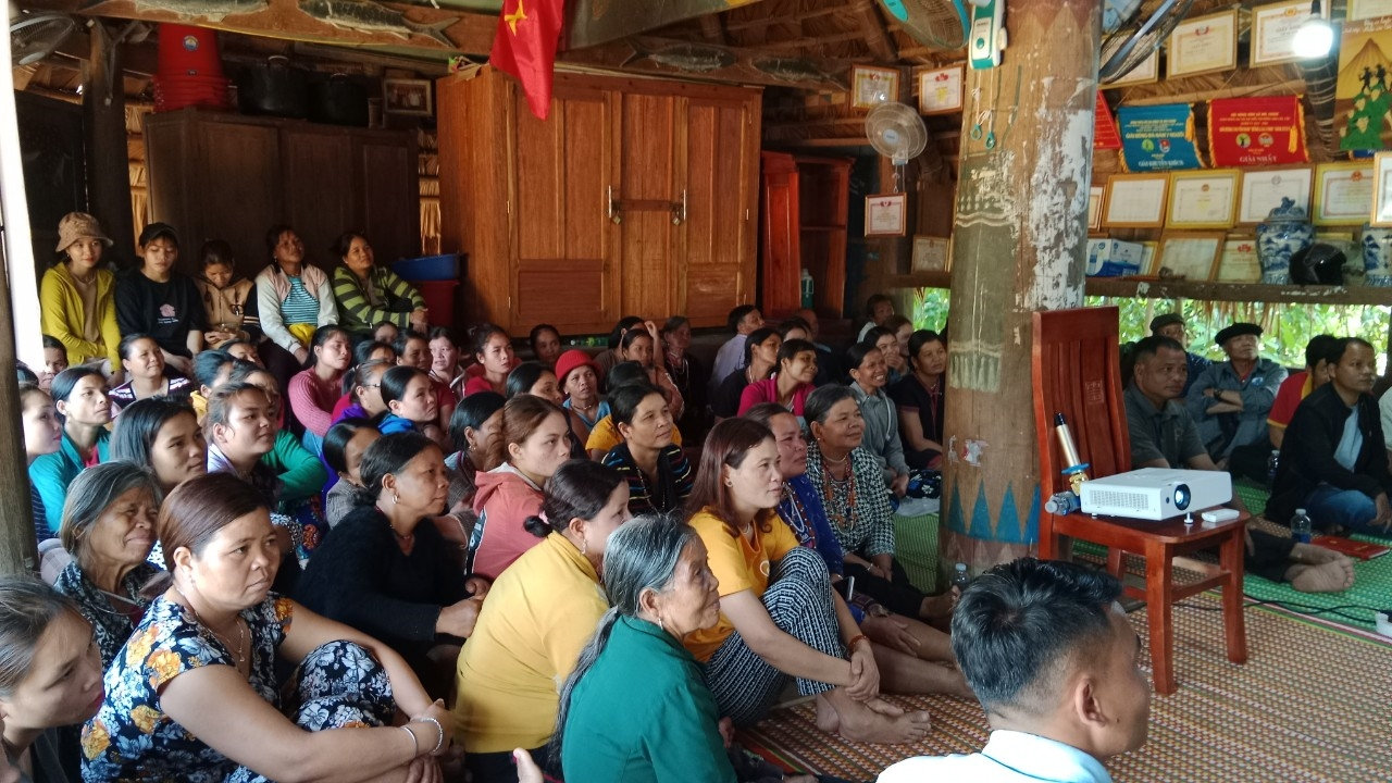 Hình thức tuyên truyền, phổ biến pháp luật đến người dân được thực hiện đa dạng hình thức. 
