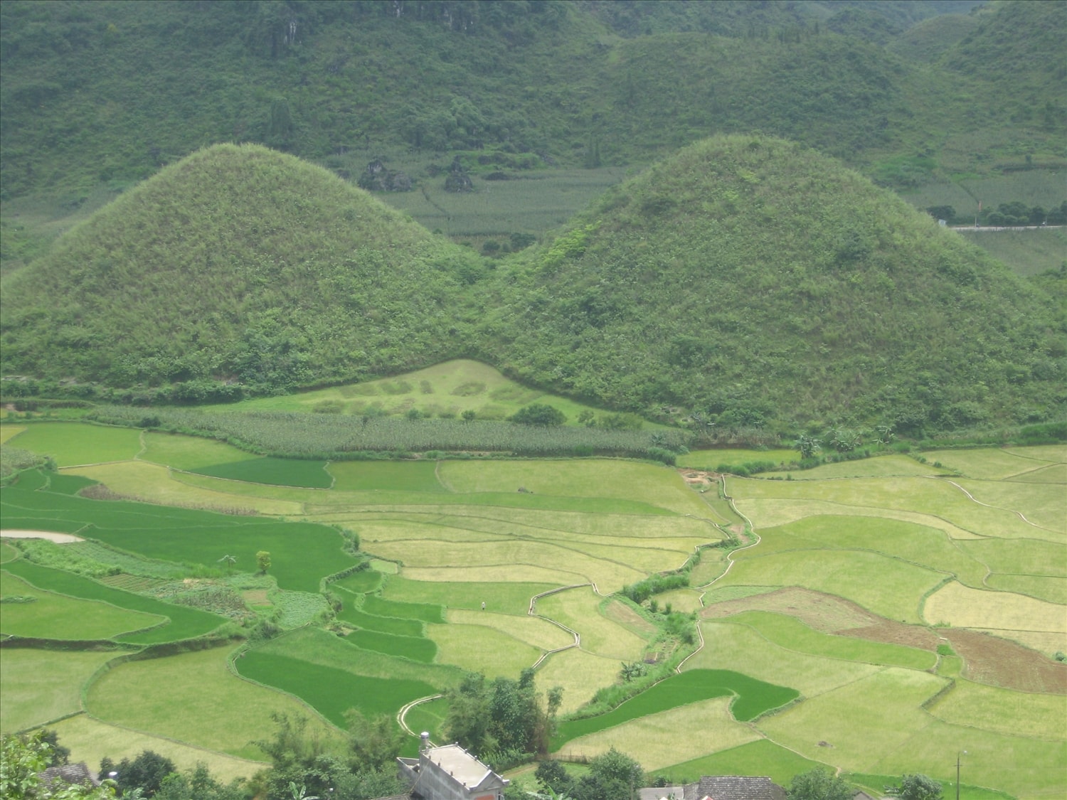  Khu du lịch Núi Đôi, huyện Quản Bạ trên Cao nguyên đá Đồng Văn.
