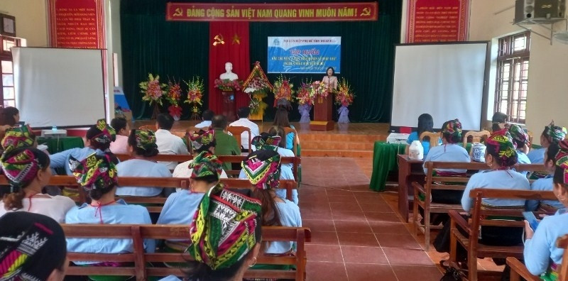 Hội LHPN tỉnh Thanh Hóa đã chỉ đạo các cấp Hội đẩy mạnh tuyên truyền đến cán bộ, hội viên phụ nữ