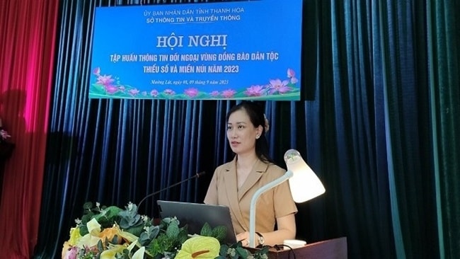 Sở TTTT đã tổ chức các lớp tập huấn thông tin đối ngoại vùng đồng bào DTTS