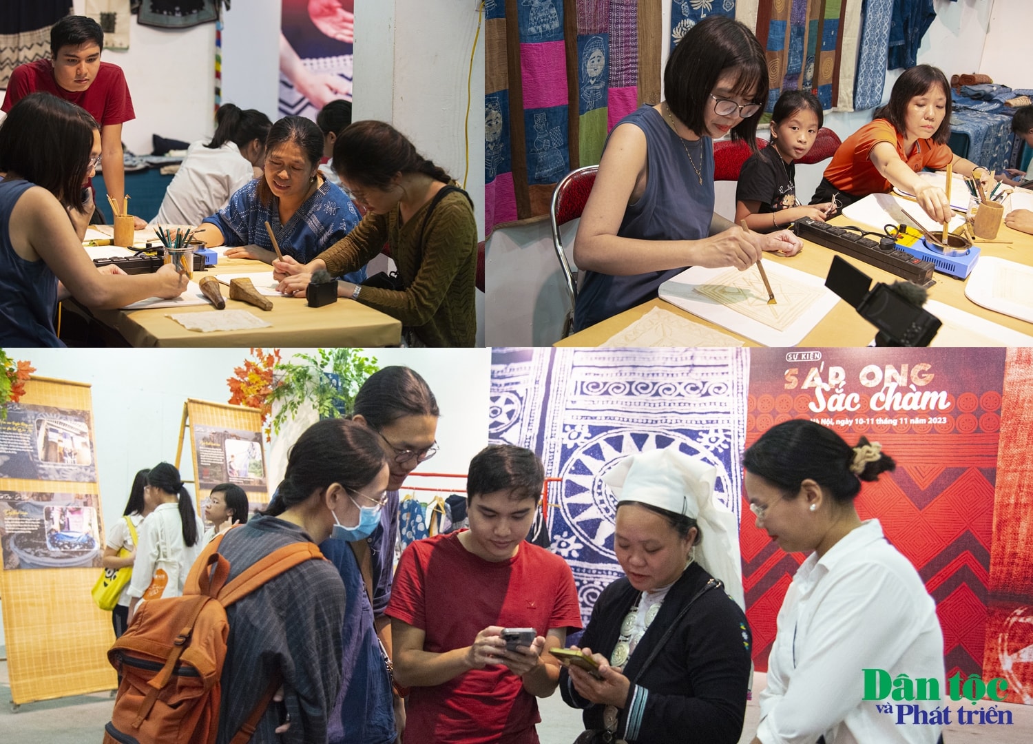 Chị Nguyễn Hoài Phương (Hà Nội) chia sẻ: “Chị rất thích sự kiện giới thiệu văn hóa cũng như những nghề truyền thống của dân tộc. Chị rất vui vì được hiểu thêm phần nào cuộc sống của bà con dân tộc thiểu số”.