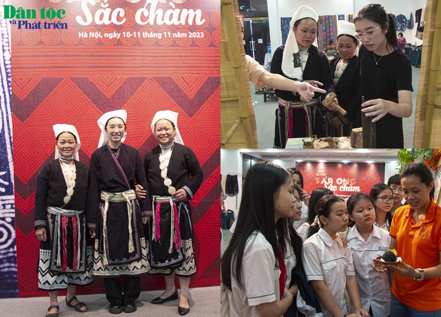  Mùa xuân ong về, thu sang ong đi. Độ tháng 6 tháng 7 âm lịch hàng năm là dịp để bà con các dân tộc Mông, Dao tiến hành thu hoạch sáp ong. Là một trong số những nghệ nhân người Mông, chị Sùng Y Thanh (Hòa Bình) chia sẻ: “Mình cứ thu hoạch rồi chia cho cả làng, năm được nhiều thì 2kg, năm ít được 1kg, sáp ong được dùng để vẽ họa tiết trên các trang phụ truyền thống”.