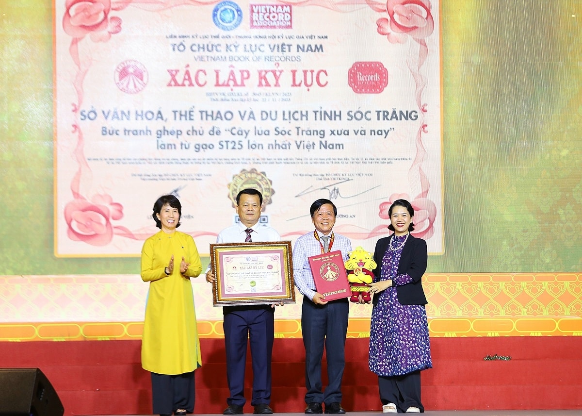 Xác lập kỷ lục Bứcc tranh ghép chủ đề 