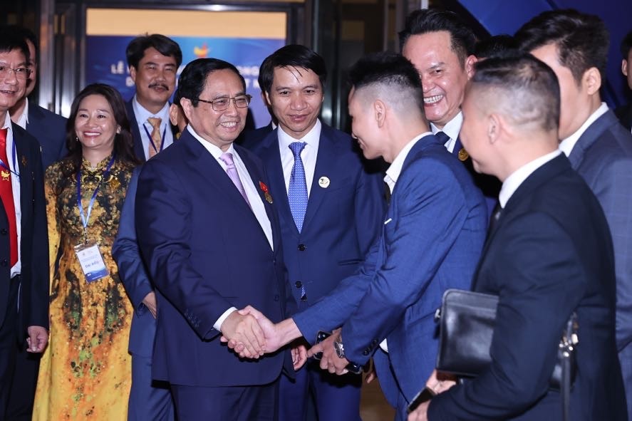 Thủ tướng và các đại biểu tại lễ kỷ niệm - Ảnh: VGP/Nhật Bắc Thủ tướng và các đại biểu tại lễ kỷ niệm - Ảnh: VGP/Nhật Bắc