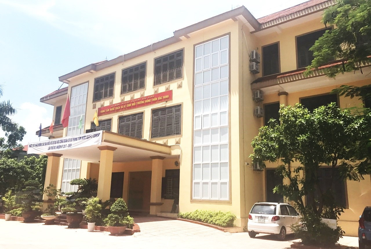 Trung tâm Nước sạch và Vệ sinh môi trường nông thôn tỉnh Bắc Ninh Trung tâm Nước sạch và Vệ sinh môi trường nông thôn tỉnh Bắc Ninh