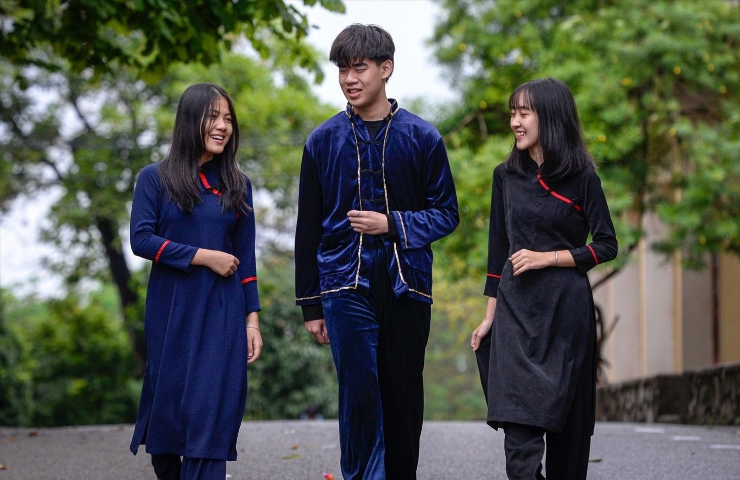 Trang phục dân tộc Ngái. (Ảnh: Thành Đạt)
