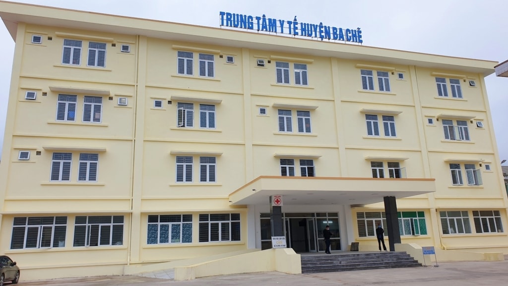 Khu khám chữa bệnh của Trung tâm Y tế Ba Chẽ được đầu tư xây dựng khang trang