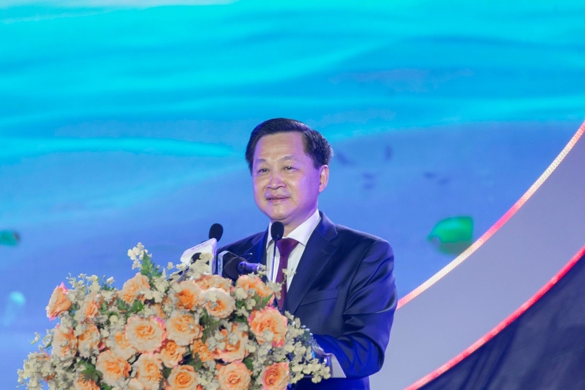 Phó Thủ tướng Chính phủ Lê Minh Khái phát biểu tại Lễ Khai mạc Festival Tôm Cà Mau Phó Thủ tướng Chính phủ Lê Minh Khái phát biểu tại Lễ Khai mạc Festival Tôm Cà Mau