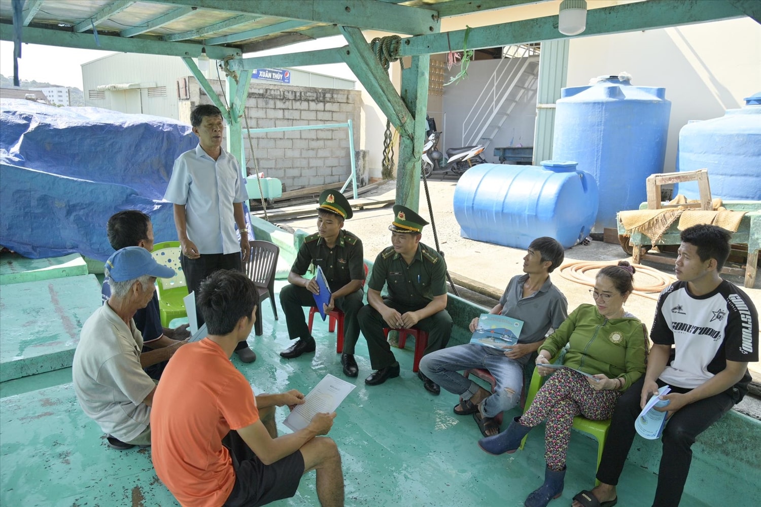 (BCĐ - Thông tin đối ngoại) Ông Danh Phú:Ngư dân người Khmer có trách nhiệm với biển, đảo…