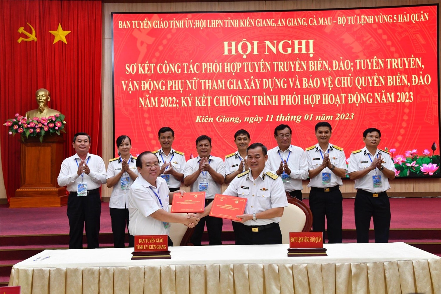 (BCĐ - bài phỏng vấn- TT vận động ND) Kiên Giang: Những kết quả nổi bật trong công tác phối hợp tuyên truyền vận động nhân dân biên giới biển Tây Nam