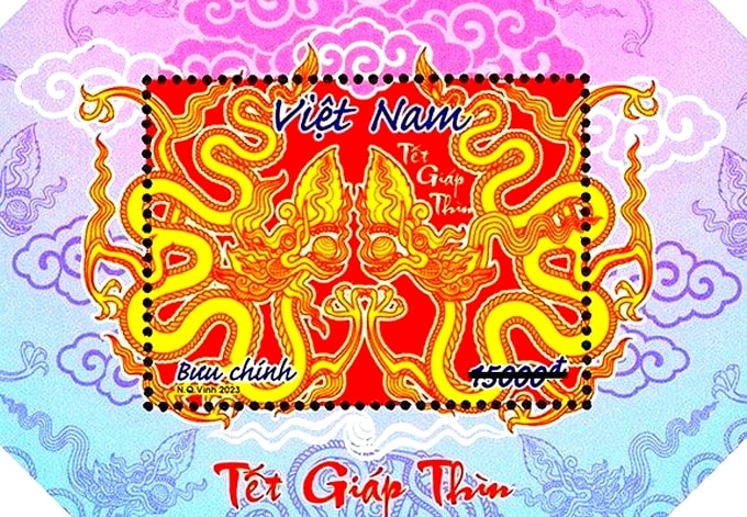 (TIN PV) Quảng bá Di sản thế giới của Việt Nam trên tem Tết Giáp Thìn 1