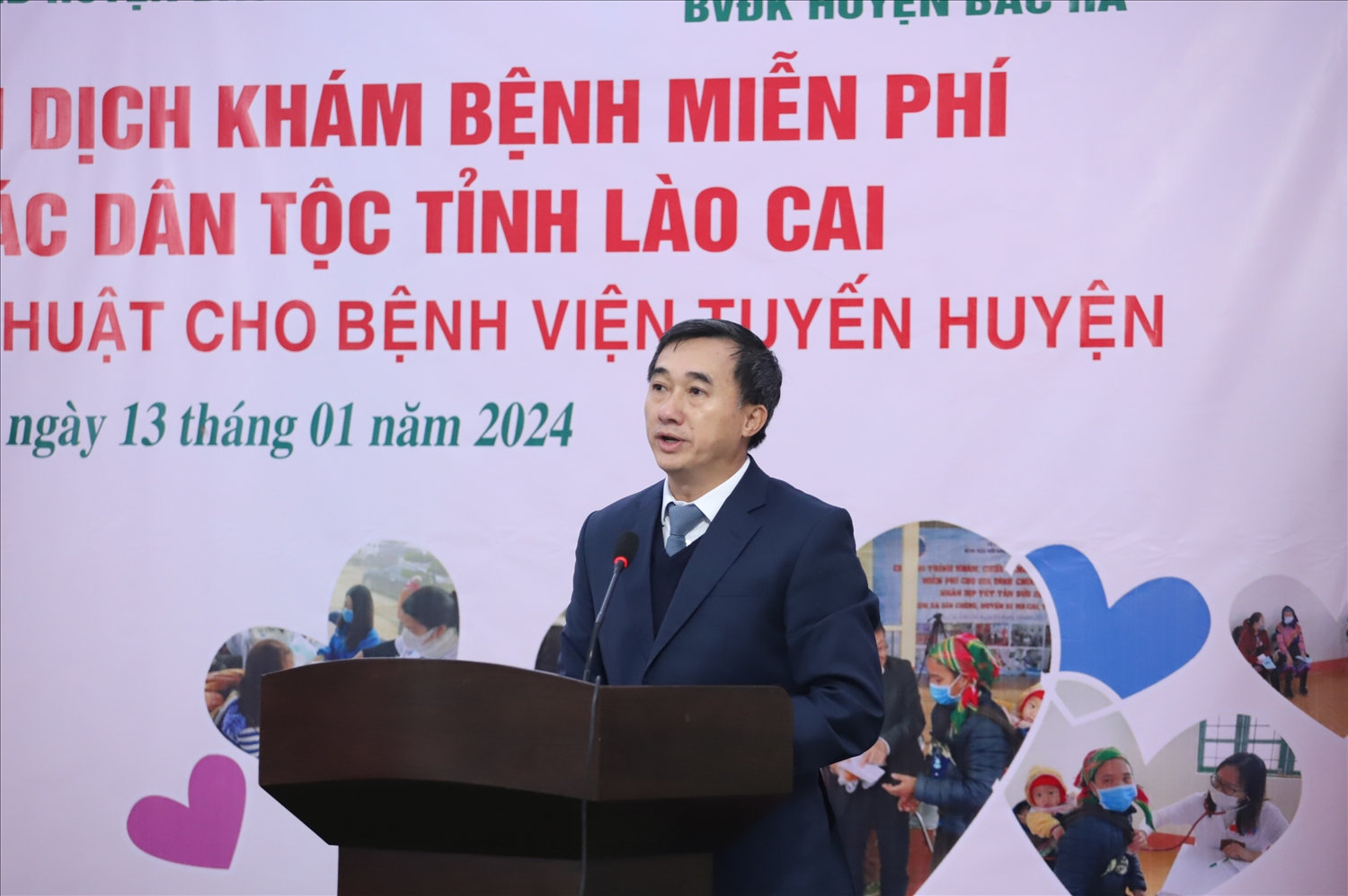 GS.TS.Trần Văn Thuấn - Thứ trưởng Bộ Y tế phát biểu tại Lễ phát động