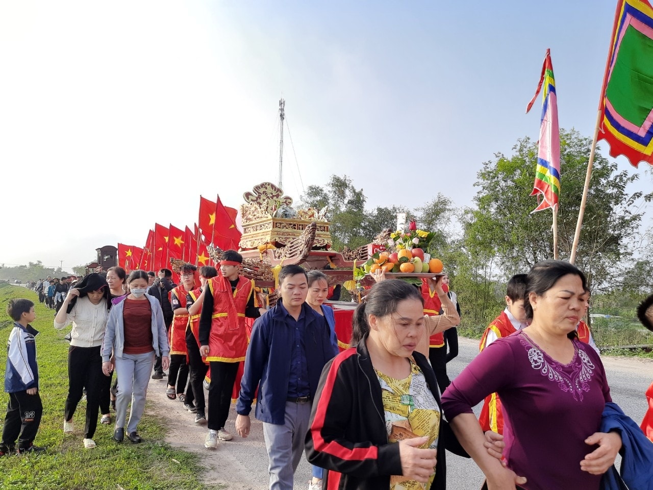 Rước nước là lễ hội truyền thống, gắn với nền văn minh lúa nước được người dân xã Thọ Vinh vẫn giữ gìn qua nhiều đời