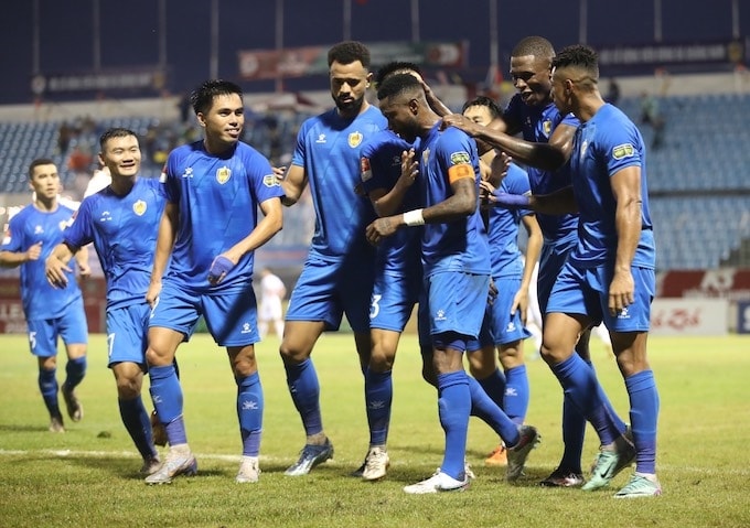 CLB Quảng Nam đụng độ CLB Hoàng Anh Gia Lai ở vòng 10 V-League 2023/2024 (Ảnh IT)