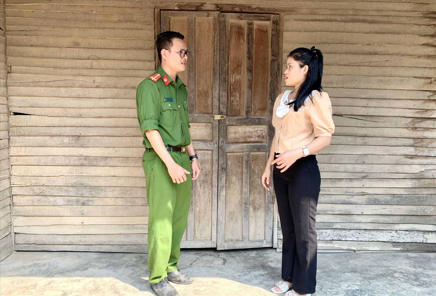 Chị Siu H'Hoa ước mơ sau này được trở thành chiến sĩ Công an nhân dân Chị Siu H'Hoa ước mơ sau này được trở thành chiến sĩ Công an nhân dân