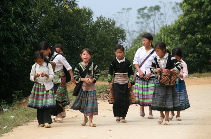Tăng cường công tác đảm bảo duy trì sĩ số học sinh vùng dân tộc thiểu số và miền núi sau Tết Nguyên đán. Ảnh minh họa