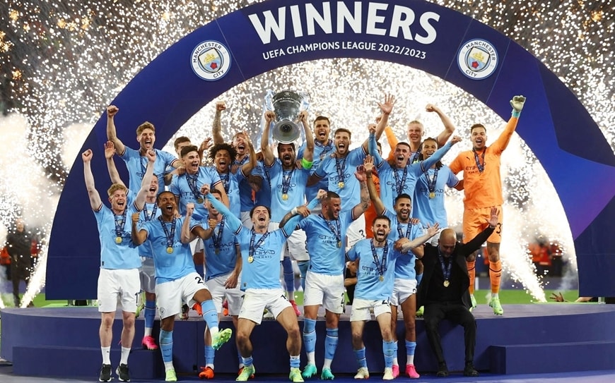 Man City hiện đang là đương kim vô địch Champions League 