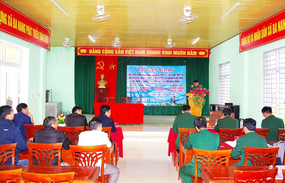 Quang cảnh Lễ bàn giao