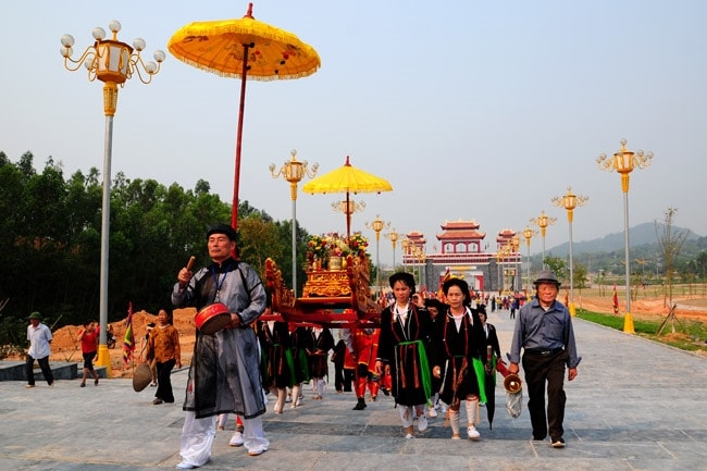 Lễ rước kiệu tại Lễ hội Tây Thiên (Ảnh Tư liệu) Lễ rước kiệu tại Lễ hội Tây Thiên (Ảnh Tư liệu)