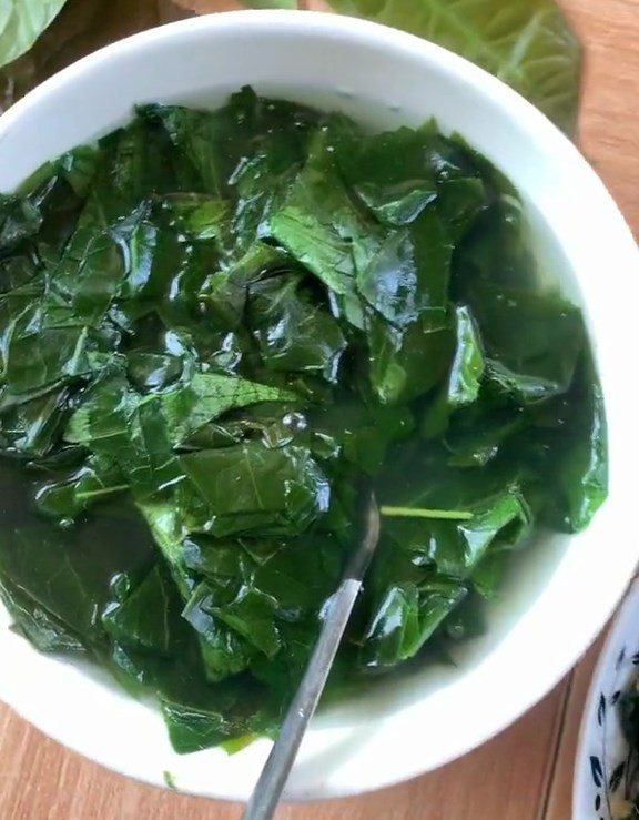 Món canh lá nhíp do Ka Oanh chế biến Món canh lá nhíp do Ka Oanh chế biến