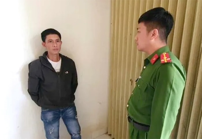 Đối tượng Nguyễn Đoàn Tú Khải tại cơ quan Công an Đối tượng Nguyễn Đoàn Tú Khải tại cơ quan Công an