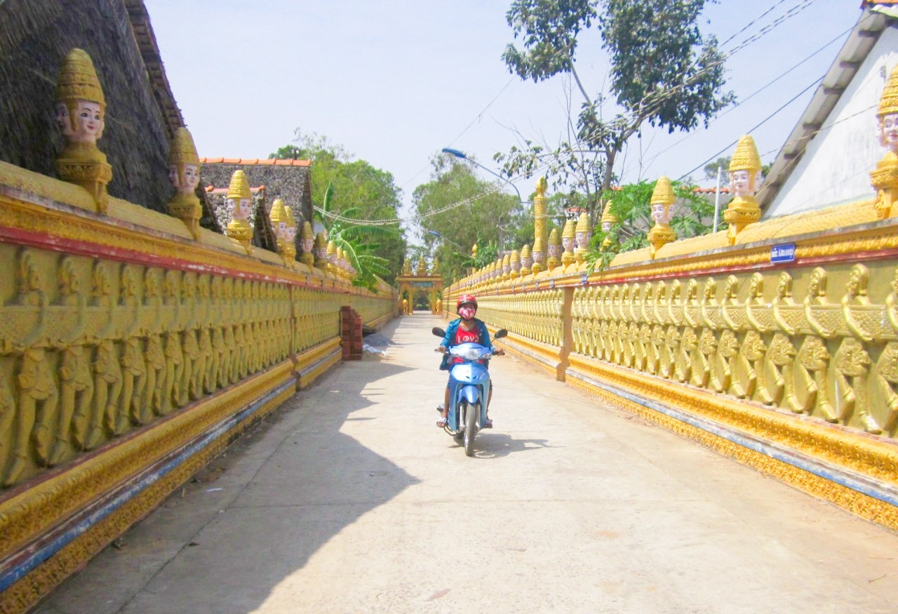 Diện mạo phum sóc Kos'la xã Kim Sơn, huyện Trà Cú, tỉnh Trà Vinh khởi sắc