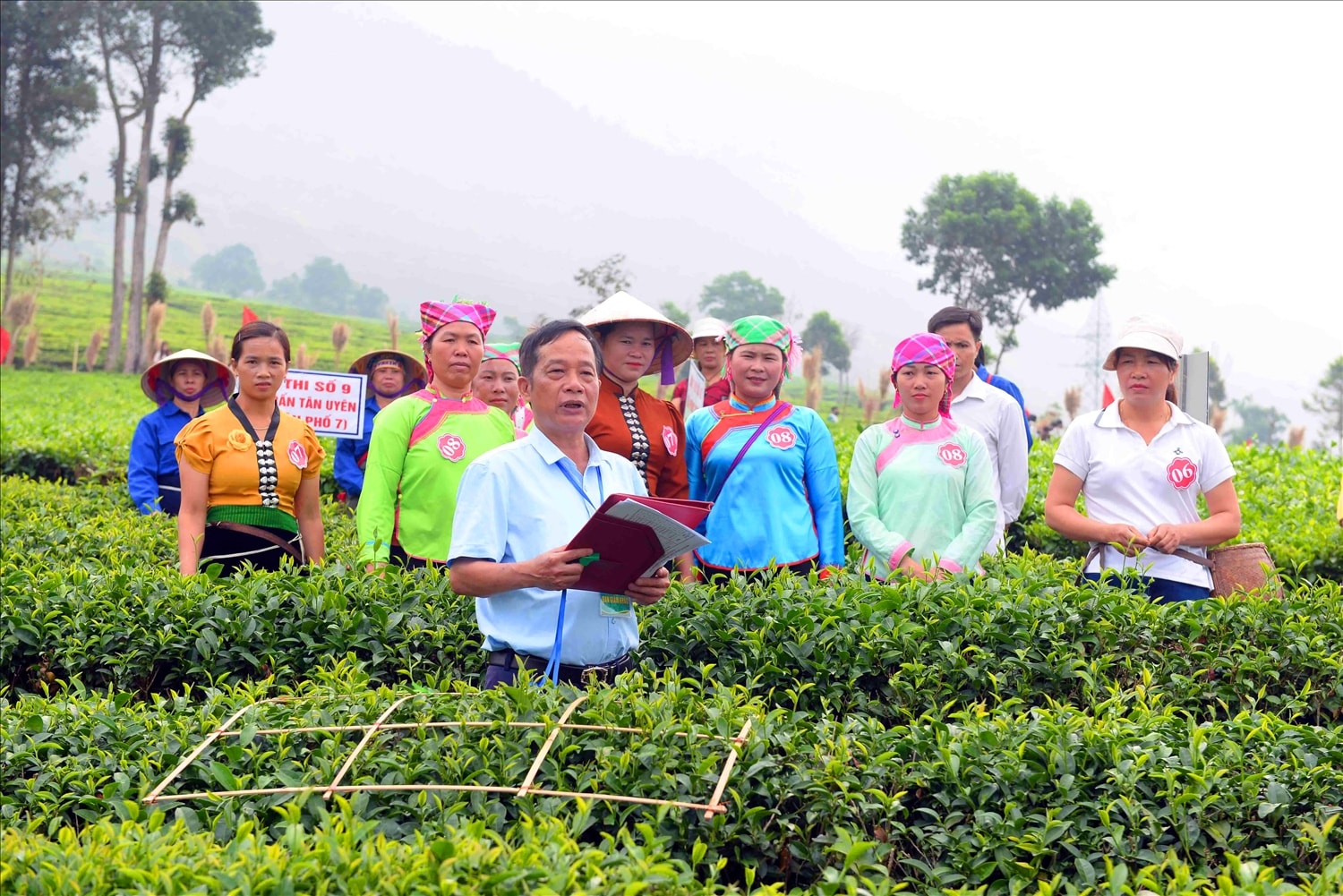 Ban Giám khảo thông qua thể lệ thi. Theo đó, thời gian thi 25 phút, các thí sinh phải hái chè nhanh và phải đạt tiêu chuẩn 1 tôm 2 - 3 lá, búp chè tươi, không để búp chè gãy, hoặc dập nát. Ban Giám khảo thông qua thể lệ thi. Theo đó, thời gian thi 25 phút, các thí sinh phải hái chè nhanh và phải đạt tiêu chuẩn 1 tôm 2 - 3 lá, búp chè tươi, không để búp chè gãy, hoặc dập nát.