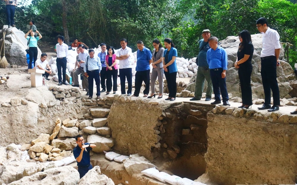 Hố Khai quật lần thứ 5 tại di chỉ Mái đá Ngườm