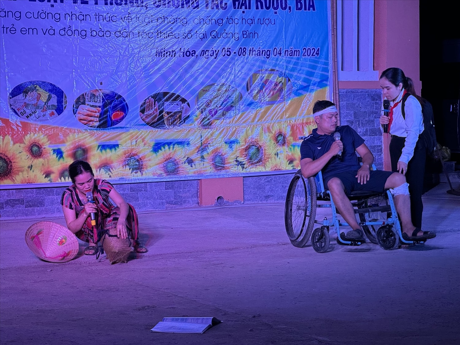Tái hiện hệ lụy của rượu bia trong phần tiểu phẩm
