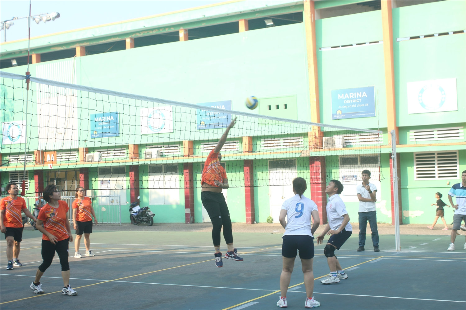 Một pha bóng chuyền đẹp mắt