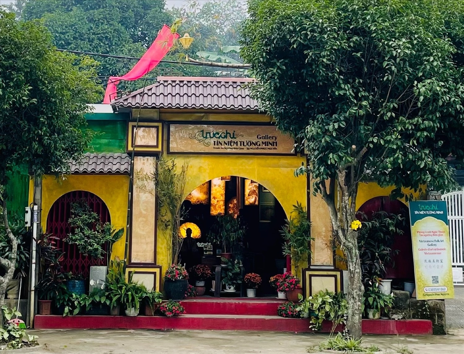 Vườn Trúc Chỉ, nơi những sáng tạo nghệ thuật của giấy được định hình đẳng cấp.
