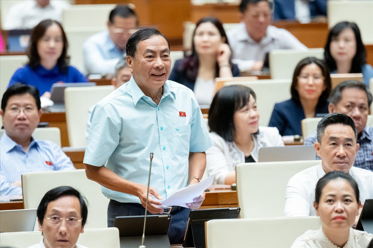 Đại biểu Phạm Văn Hòa (Đoàn ĐBQH tỉnh Đồng Tháp)