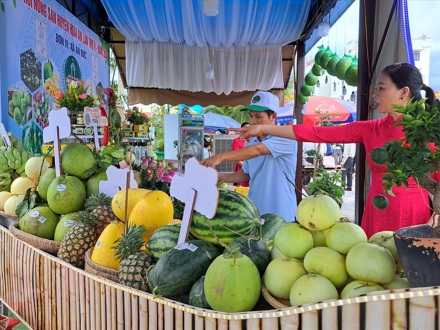 Thương hiệu trái cây Hoài Ân ngày càng được nhiều người biết đến