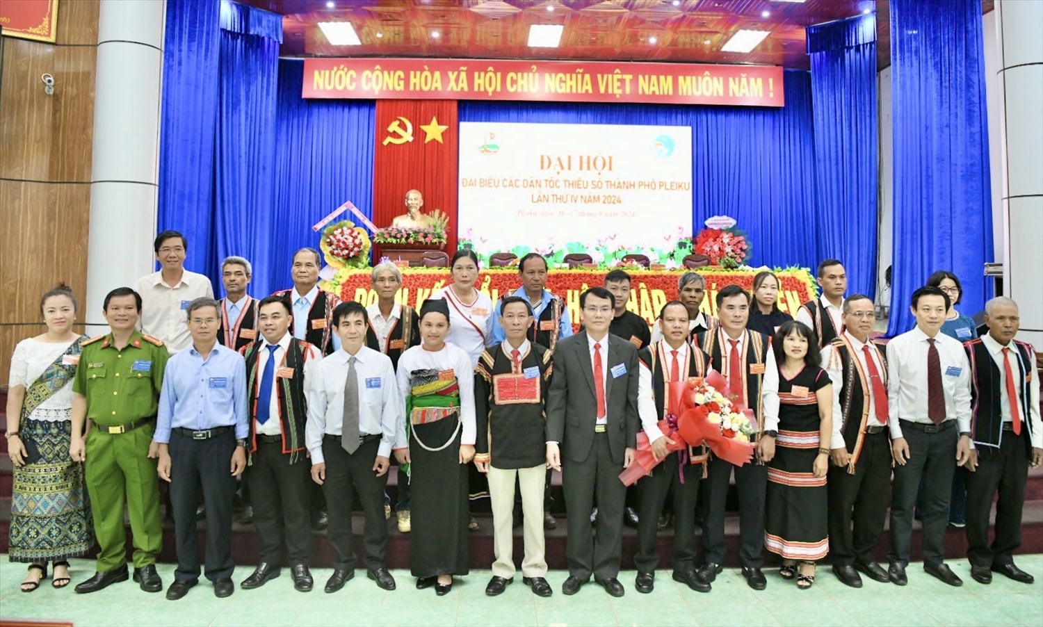Ra mắt đoàn đại biểu Tp. Pleiku đi dự Đại hội Đại biểu các DTTS tỉnh Gia Lai lần thứ IV, năm 2024 Ra mắt đoàn đại biểu Tp. Pleiku đi dự Đại hội Đại biểu các DTTS tỉnh Gia Lai lần thứ IV, năm 2024