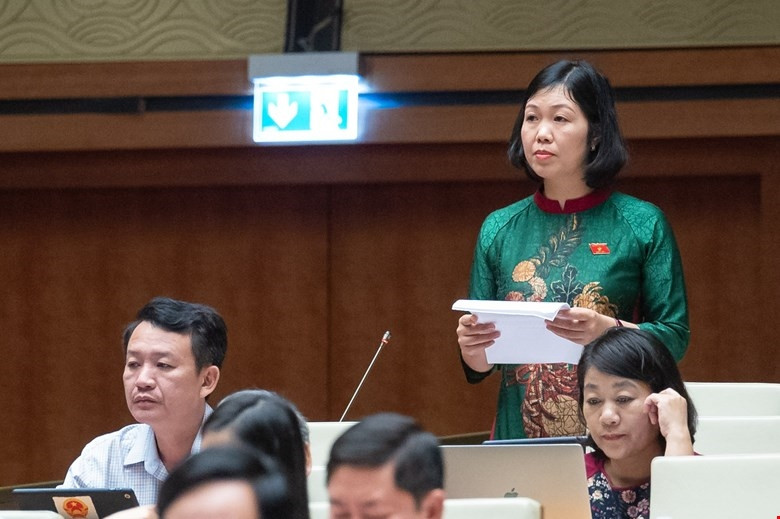 Đại biểu Nguyễn Thị Lan Anh (Đoàn ĐBQH tỉnh Lào Cai) 