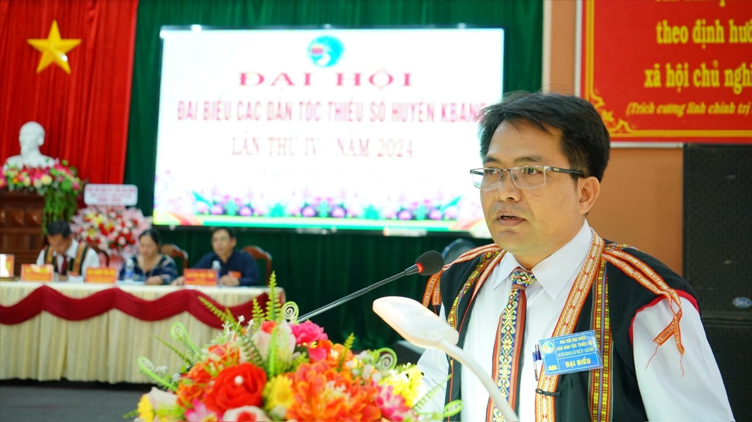 Phó Trưởng Ban Dân tộc tỉnh Gia Lai Trường Trung Tuyến phát biểu chỉ đạo tại Đại hội Phó Trưởng Ban Dân tộc tỉnh Gia Lai Trường Trung Tuyến phát biểu chỉ đạo tại Đại hội