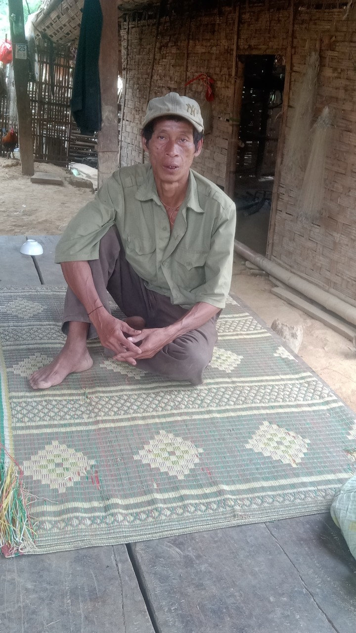 Ông Lê Văn Hoài – người dân bản khe Búng xã Môn Sơn: Mong có thêm nhiều chính sách hỗ trợ cho người Đan Lai