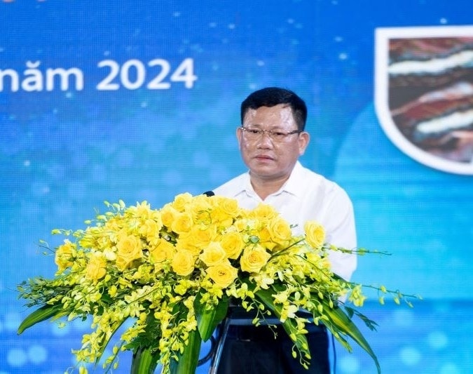 Phó Chủ tịch Thường trực UBND tỉnh, Trưởng ban Chỉ đạo phát triển du lịch tỉnh Thanh Hóa Nguyễn Văn Thi phát biểu tại lễ khai mạc