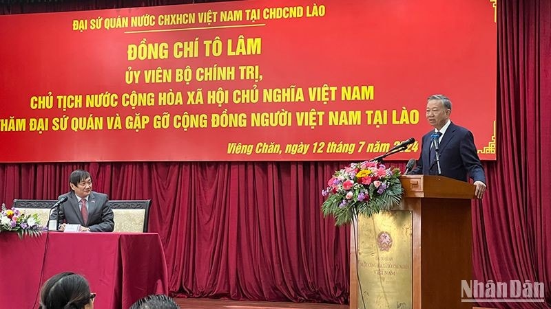 Chủ tịch nước Tô Lâm phát biểu ý kiến chỉ đạo (Ảnh: TRỊNH DŨNG) Chủ tịch nước Tô Lâm phát biểu ý kiến chỉ đạo (Ảnh: TRỊNH DŨNG)