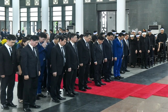 Đoàn Đảng ủy Khối các cơ quan Trung ương viếng Tổng Bí thư Nguyễn Phú Trọng. (Ảnh: Nhandan.vn) Đoàn Đảng ủy Khối các cơ quan Trung ương viếng Tổng Bí thư Nguyễn Phú Trọng. (Ảnh: Nhandan.vn)
