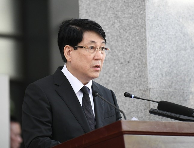 Ủy viên Bộ Chính trị, Thường trực Ban Bí thư Lương Cường - Trưởng Ban tổ chức Lễ tang điều hành chương trình Lễ viếng Ủy viên Bộ Chính trị, Thường trực Ban Bí thư Lương Cường - Trưởng Ban tổ chức Lễ tang điều hành chương trình Lễ viếng