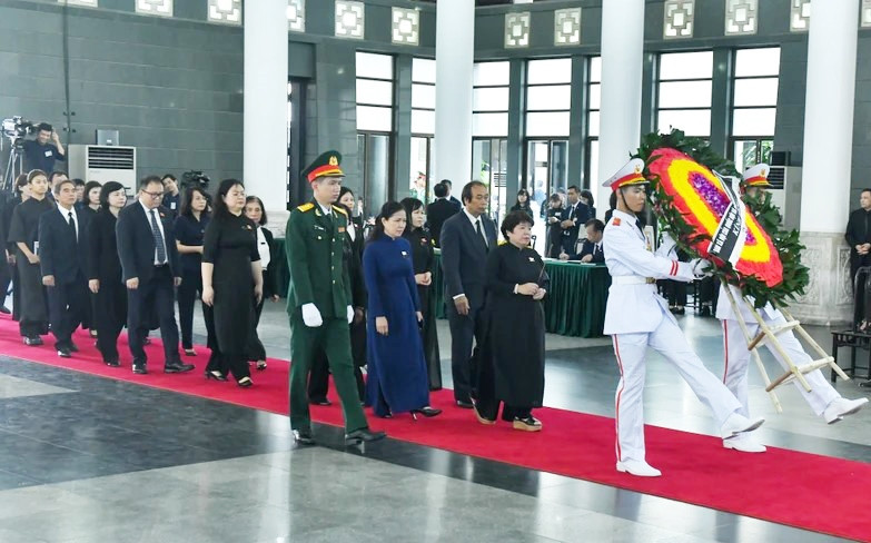 Đoàn Ủy ban Xã hội của Quốc hội viếng Tổng Bí thư Nguyễn Phú Trọng Đoàn Ủy ban Xã hội của Quốc hội viếng Tổng Bí thư Nguyễn Phú Trọng