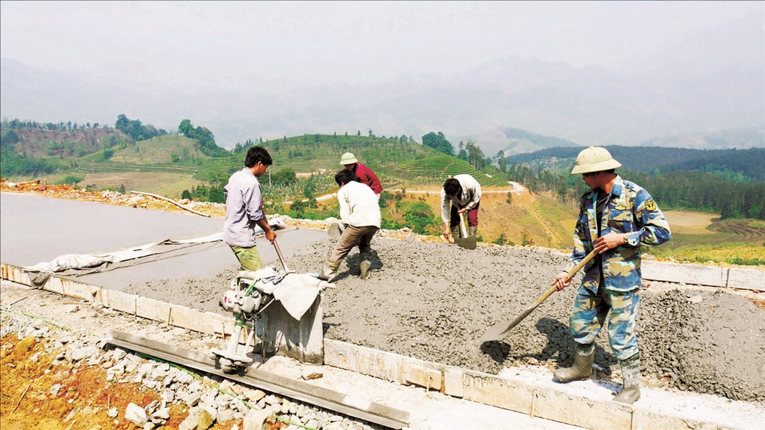 Tuyến đường giao thông thôn Tả Thền A, xã Thanh Bình, huyện Mường Khương, tỉnh Lào Cai  được đầu tư xây dựng từ nguồn vốn Chương trình MTQG 1719