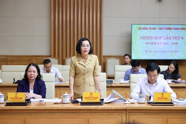 Phó Chủ tịch Quốc hội Nguyễn Thị Thanh phát biểu - Ảnh: VGP/Nhật Bắc Phó Chủ tịch Quốc hội Nguyễn Thị Thanh phát biểu - Ảnh: VGP/Nhật Bắc