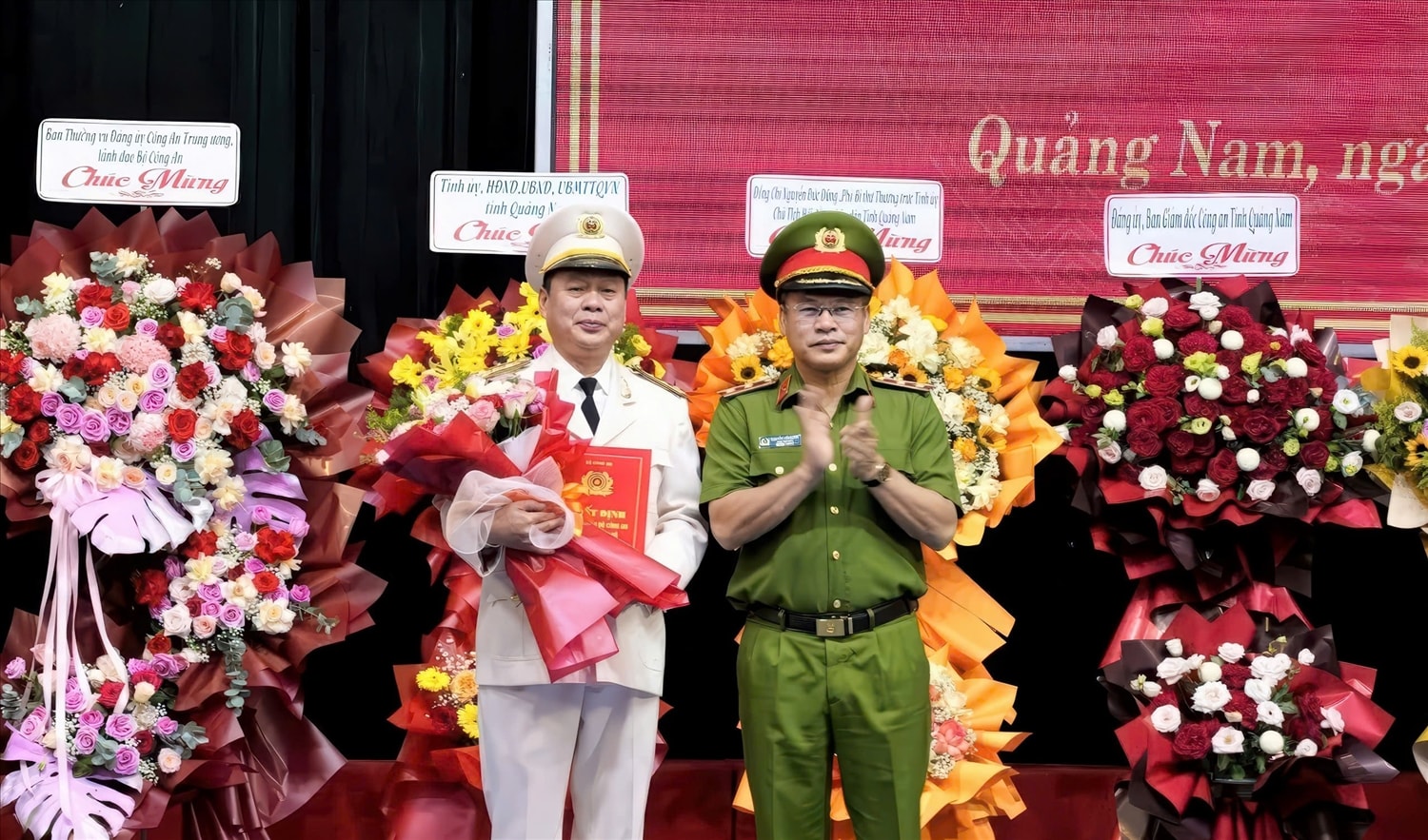 Đại tá Nguyễn Hữu Hợp được bổ nhiệm làm Giám đốc Công an Quảng Nam.
